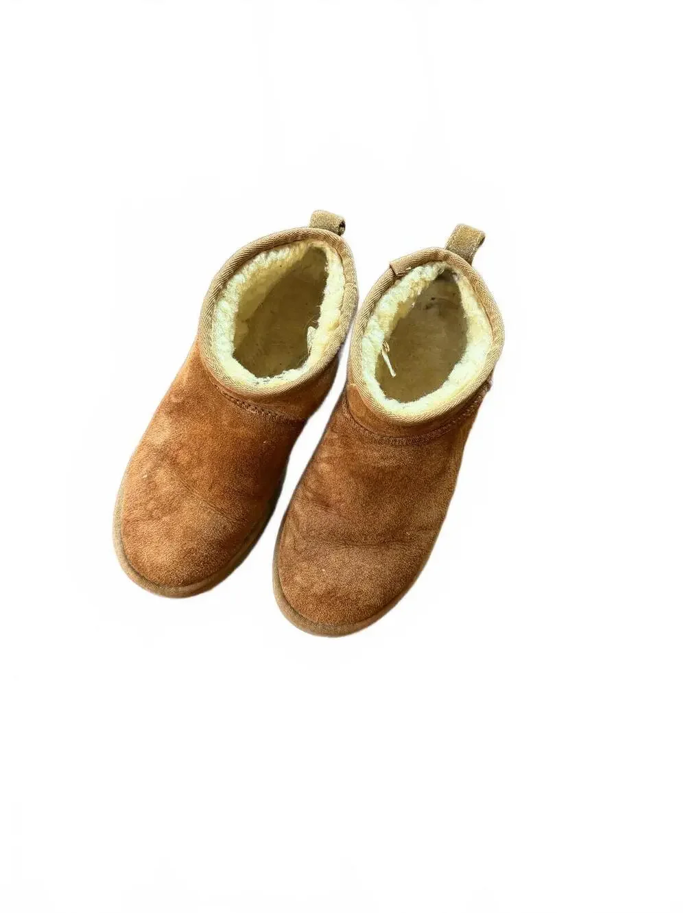 UGG Classic Mini Shearling Lined Boots - Chestnut, Size 8